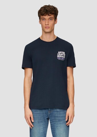 T-Shirt s.Oliver en bleu : devant