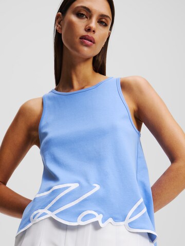 Top di Karl Lagerfeld in blu