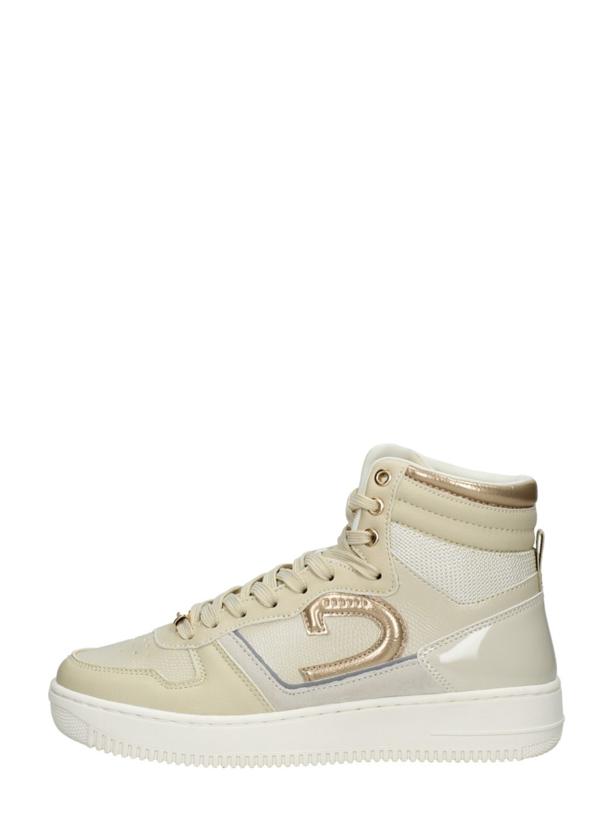 Cruyff Sneakers hoog 'Campo High Lux' in Beige: voorkant