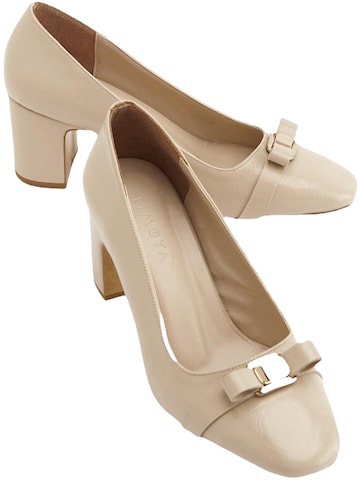 Escarpins à bride arrière 'Lois' Limoya en beige