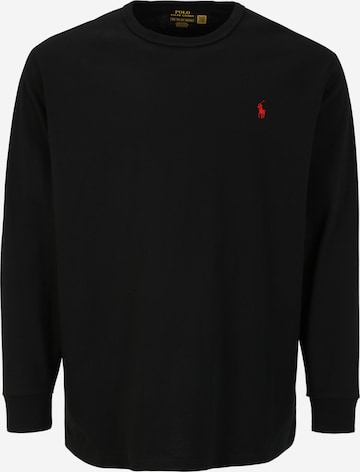 Polo Ralph Lauren Big & Tall Shirt in Black: front