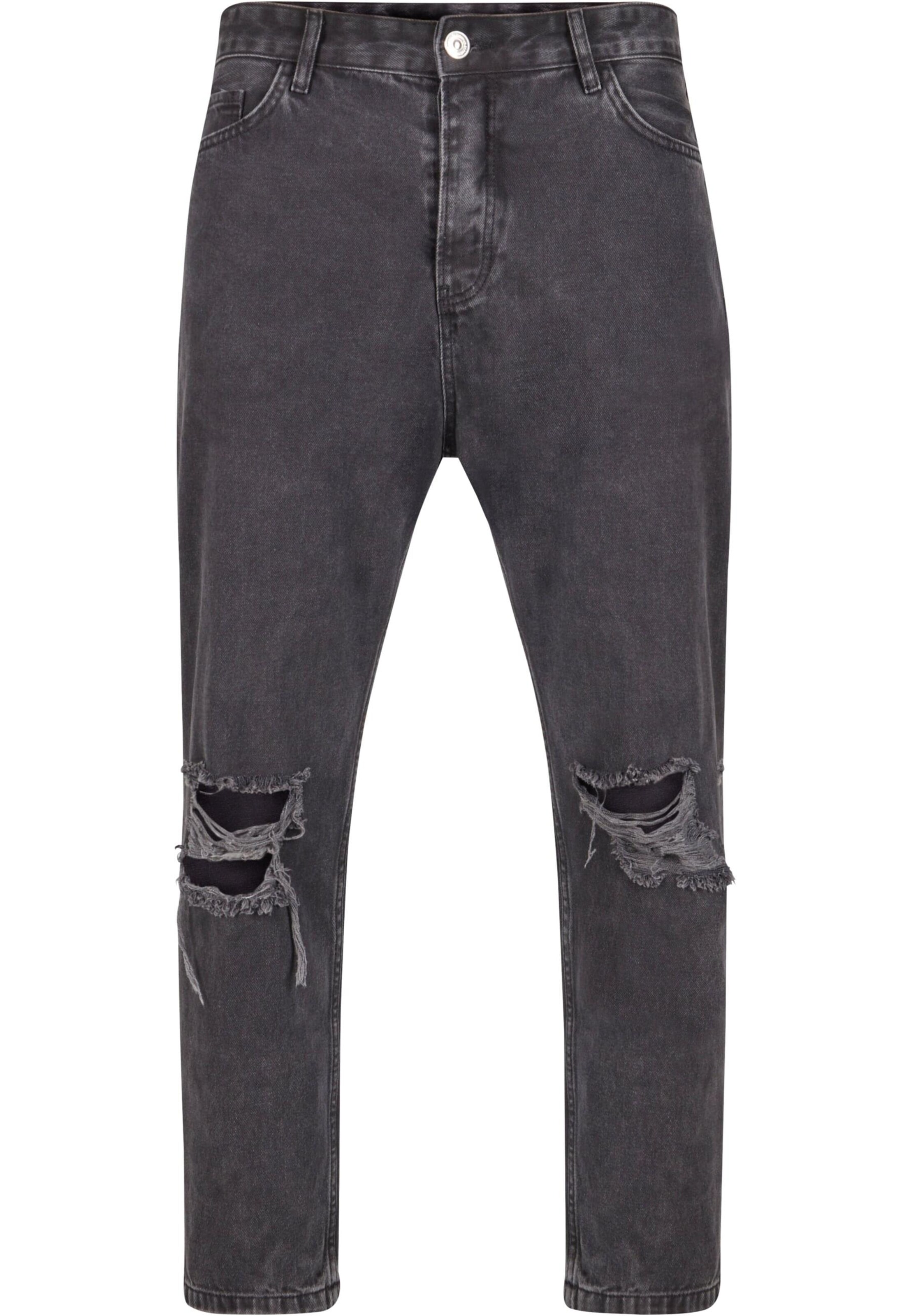 2Y Premium Slimfit Jeans in Schwarz: Vorderseite