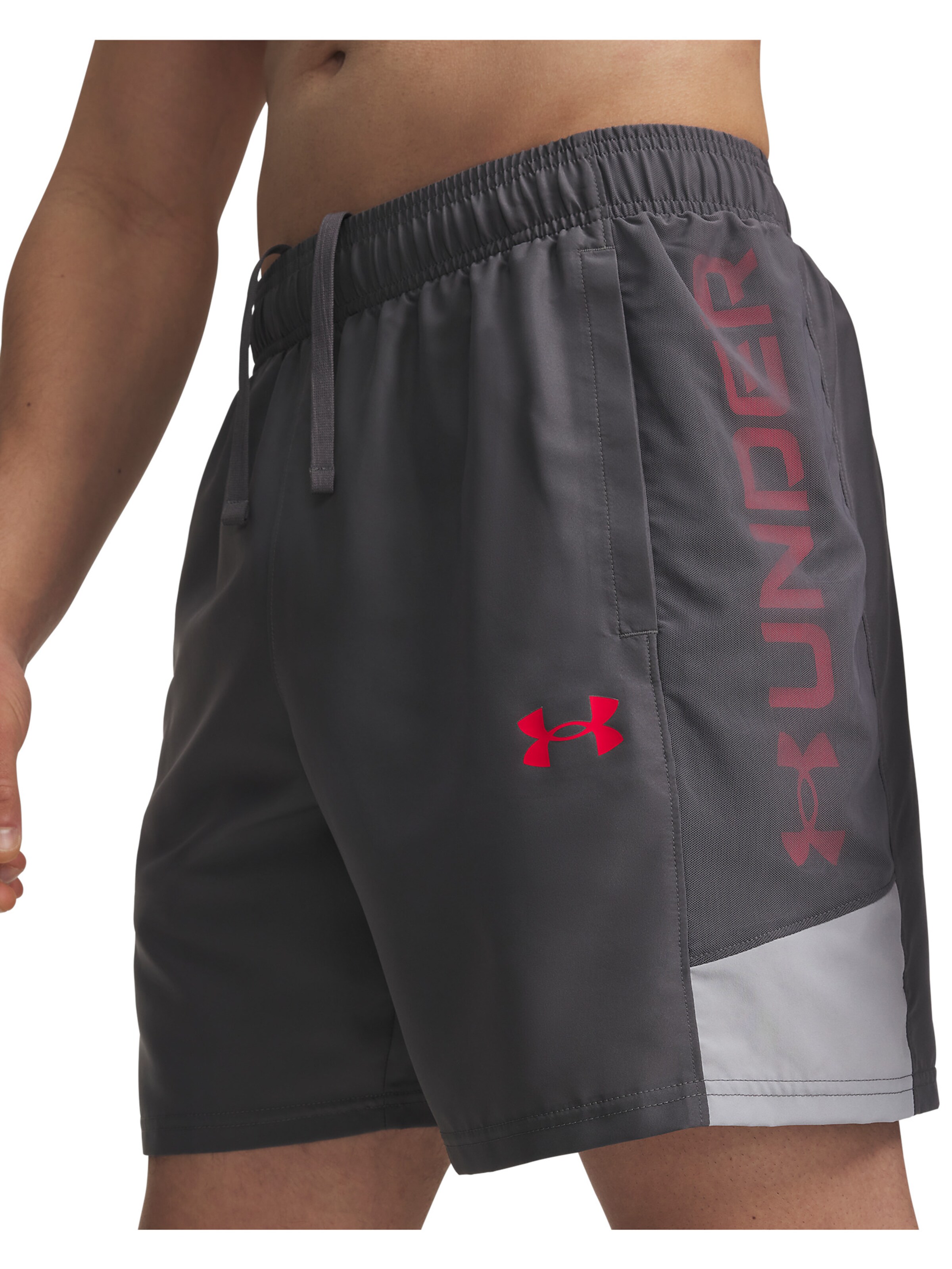 UNDER ARMOUR Loose fit Sports trousers 'Tech Utility ' in Grey