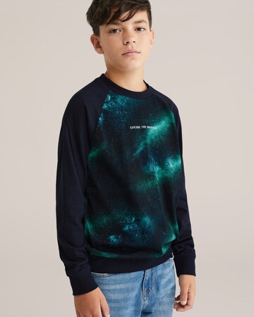 T-Shirt WE Fashion en noir : devant