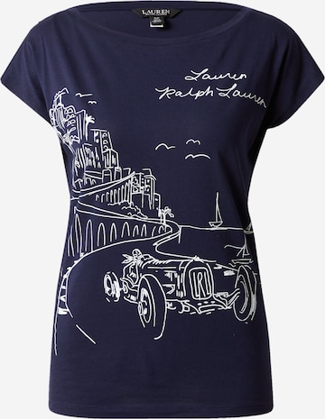 T-shirt 'GRIETA' Lauren Ralph Lauren en bleu : devant