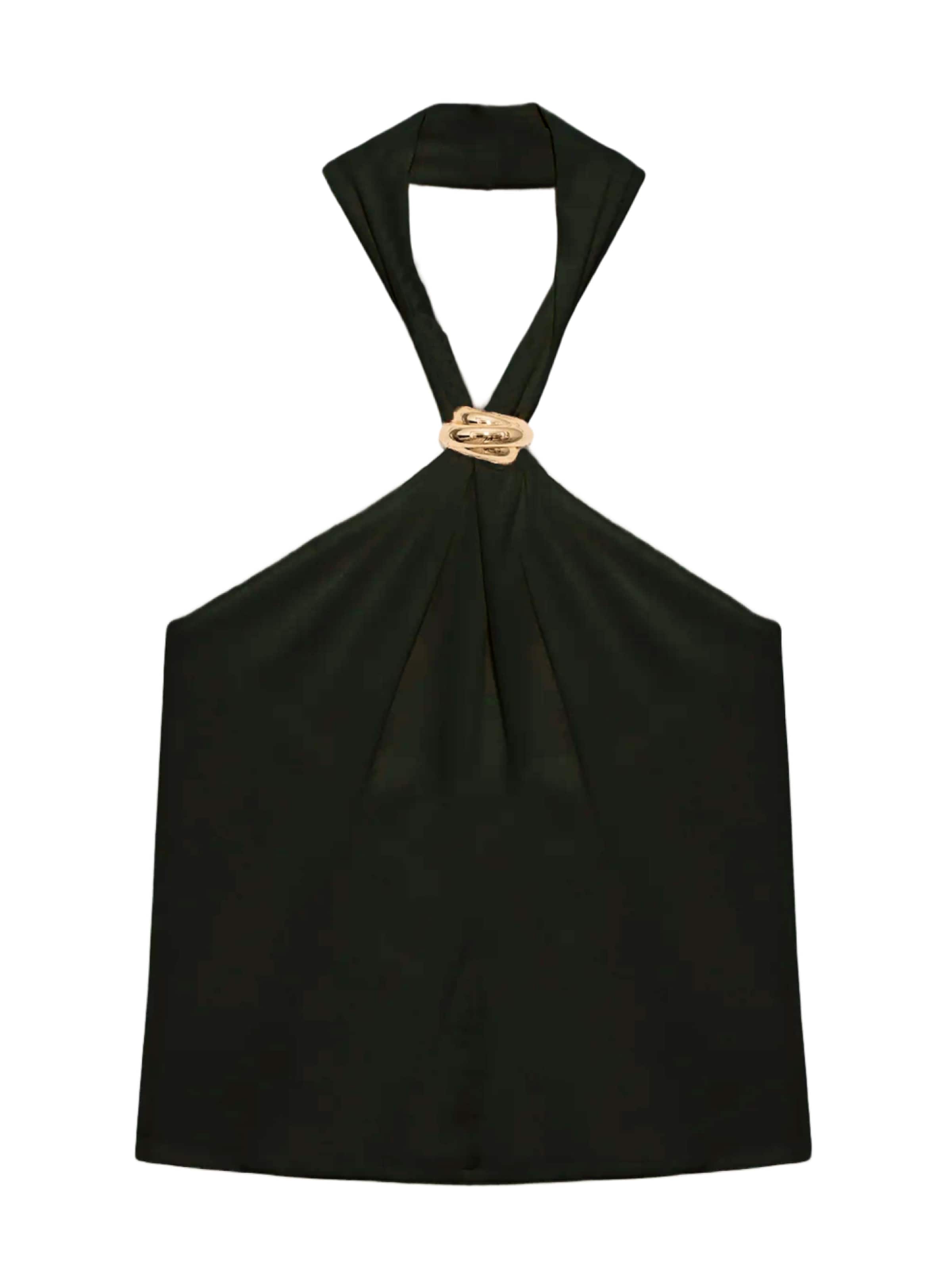 No Matter What Top in Grün: Vorderseite