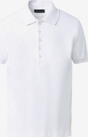 North Sails Poloshirt mit langer Knopfleiste in Weiß: predná strana