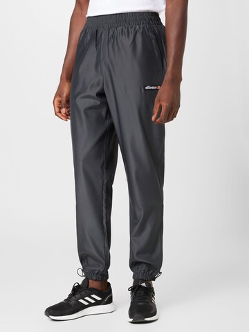 ELLESSE Tapered Trousers 'Skeptra' in Black: front