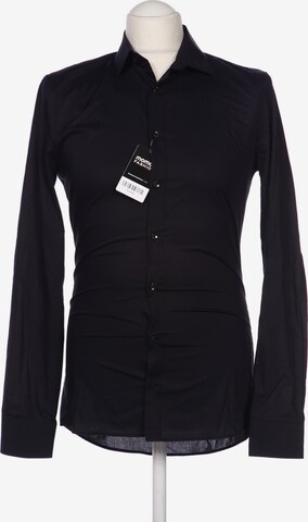 OLYMP Button Up Shirt in S in Black: front