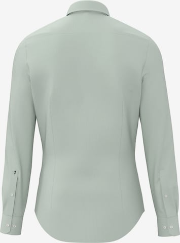 SEIDENSTICKER Slim Fit Hemd 'Patch3' in Grün
