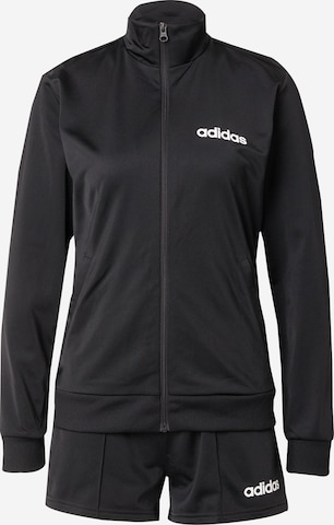ADIDAS SPORTSWEAROdjeća za vježbanje - crna boja: prednji dio