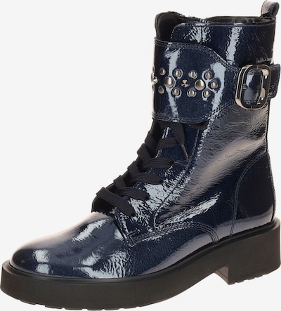 GABOR Boots 'Gabor Fashion Plateau Stiefel blau Lack 71.781.96' in 35 in Blue, Item view