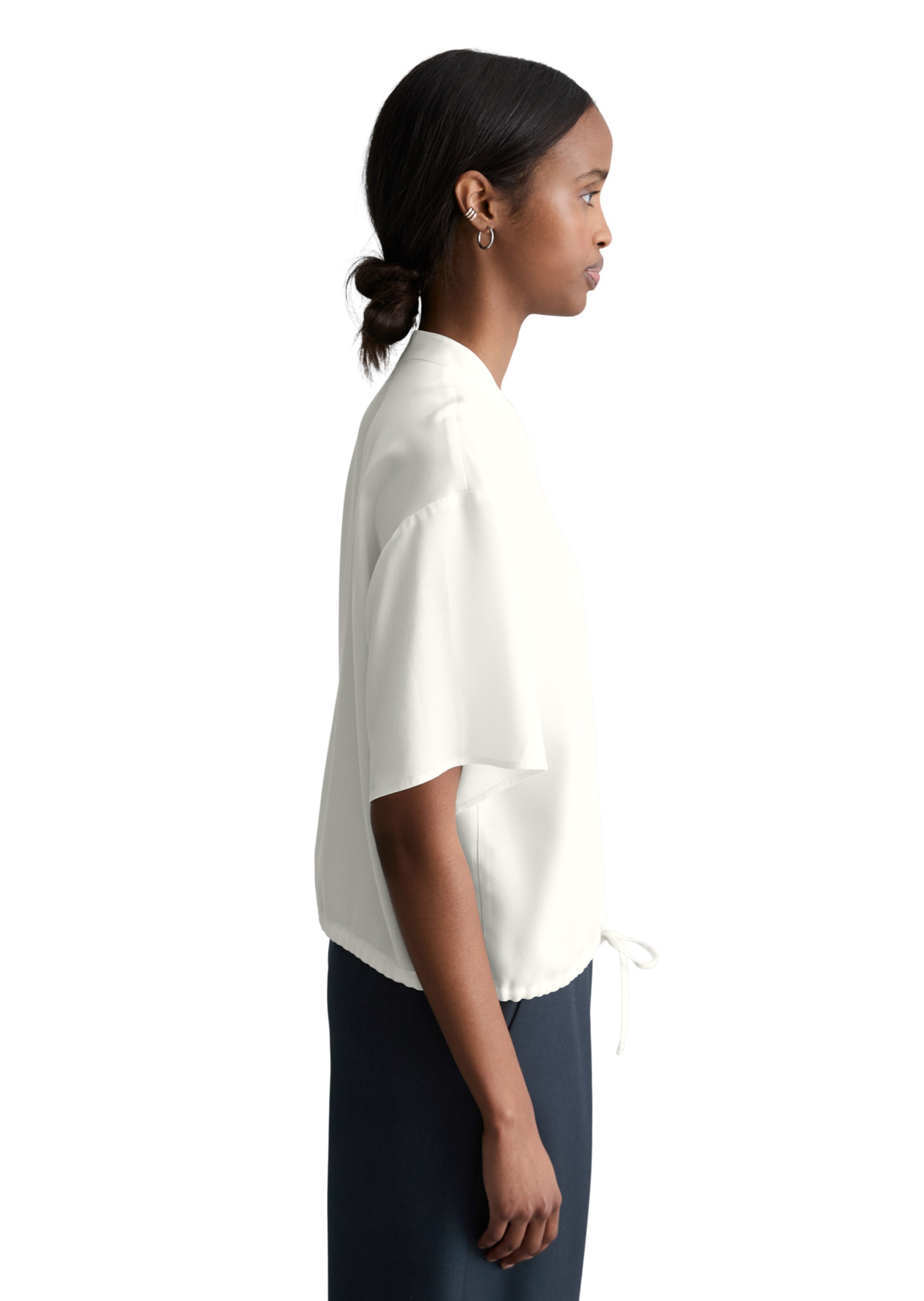 Marc O'Polo DENIM Bluse in Weiß