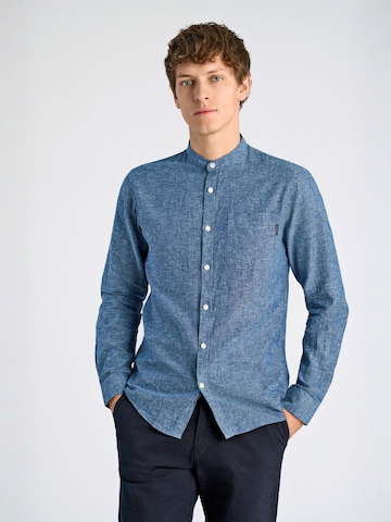 Lindbergh Regular fit Overhemd in Blauw