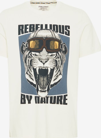 T-Shirt 'Tee' BLEND en blanc : devant