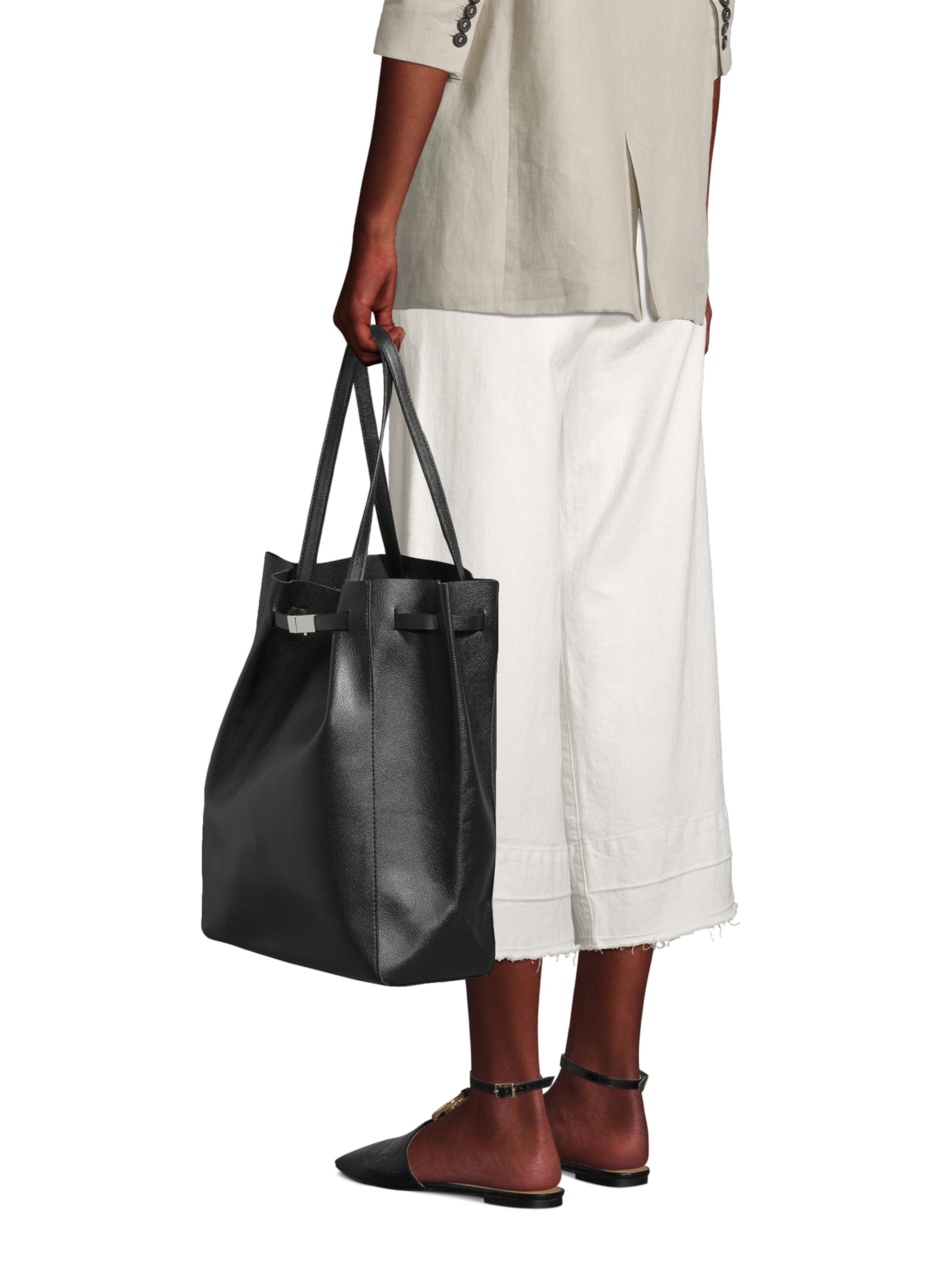 PIECES Шоппер 'PCJULIET' в Черный: спереди