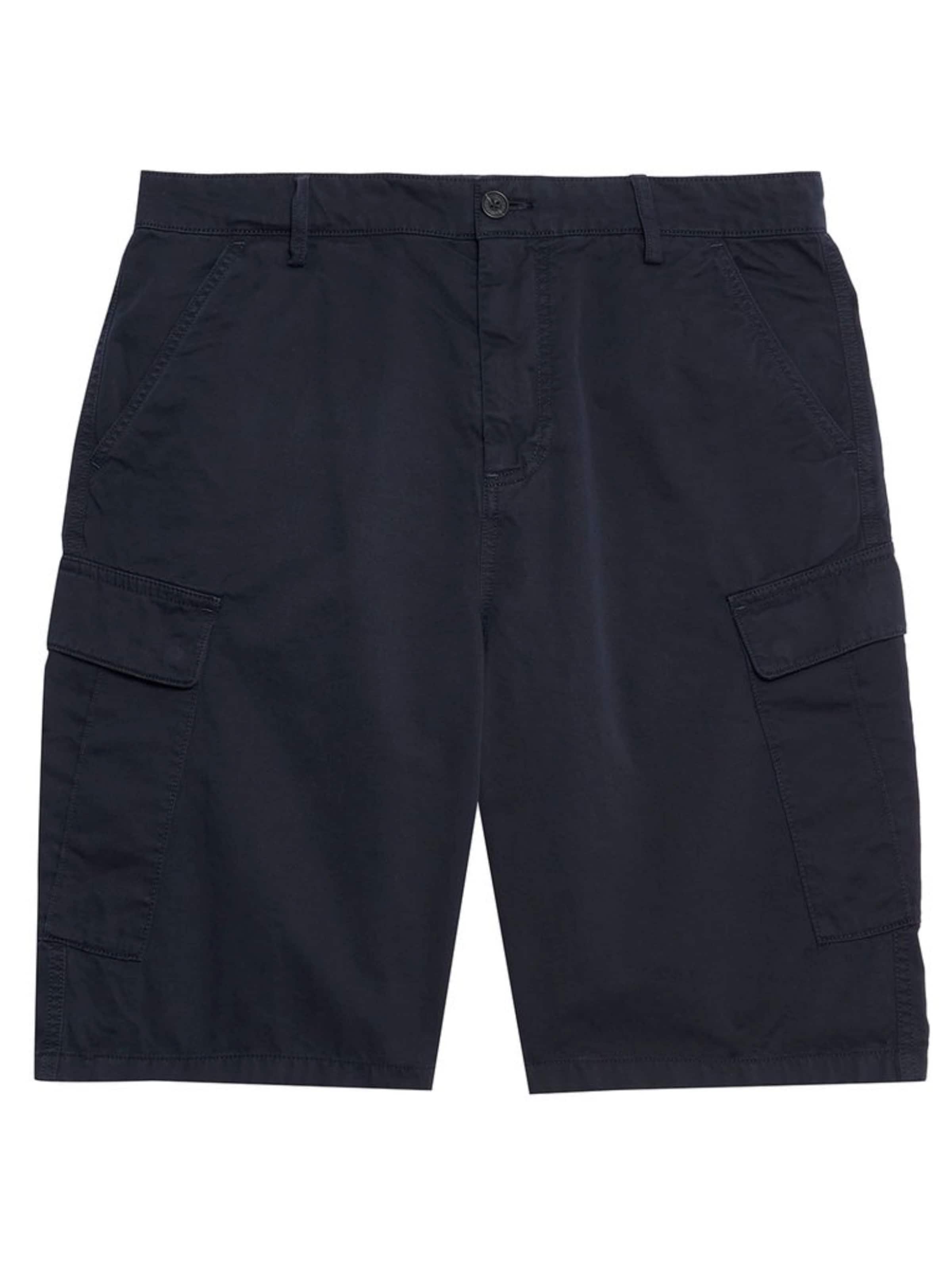 Lyle & Scott Broek in Blauw: voorkant