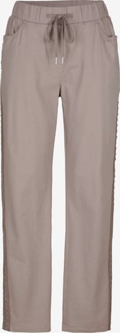 Pantalon MIAMODA en beige : devant