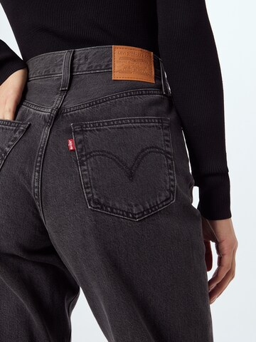 LEVI'S ® Avar lõige Teksapüksid 'High Loose Taper', värv must