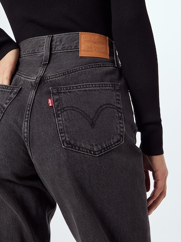 LEVI'S ® Loosefit Jeans 'High Loose Taper' i svart