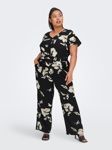 ONLY Carmakoma Jumpsuit in Zwart: voorkant