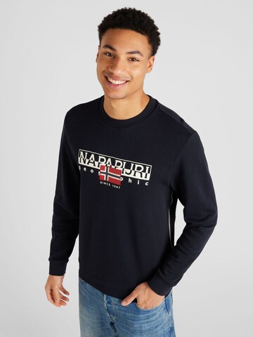 NAPAPIJRI Sweatshirt 'AYLMER' in Schwarz: Vorderseite