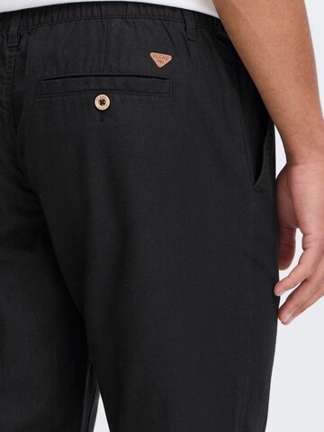 BLEND Tapered Broek 'Lennik' in Zwart