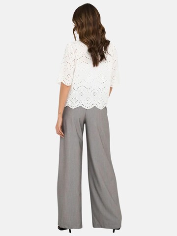 ONLY Blouse 'ONLY ONLVALAIS S/S SHIRT WVN NOOS CAMICIA' in White