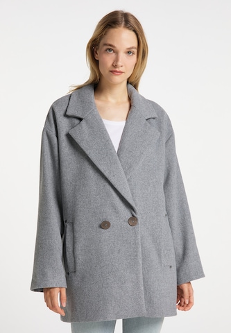 DreiMaster Vintage Between-Seasons Coat in Grey: front