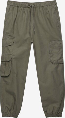 Loosefit Pantaloni cargo di Pull&Bear in verde: frontale