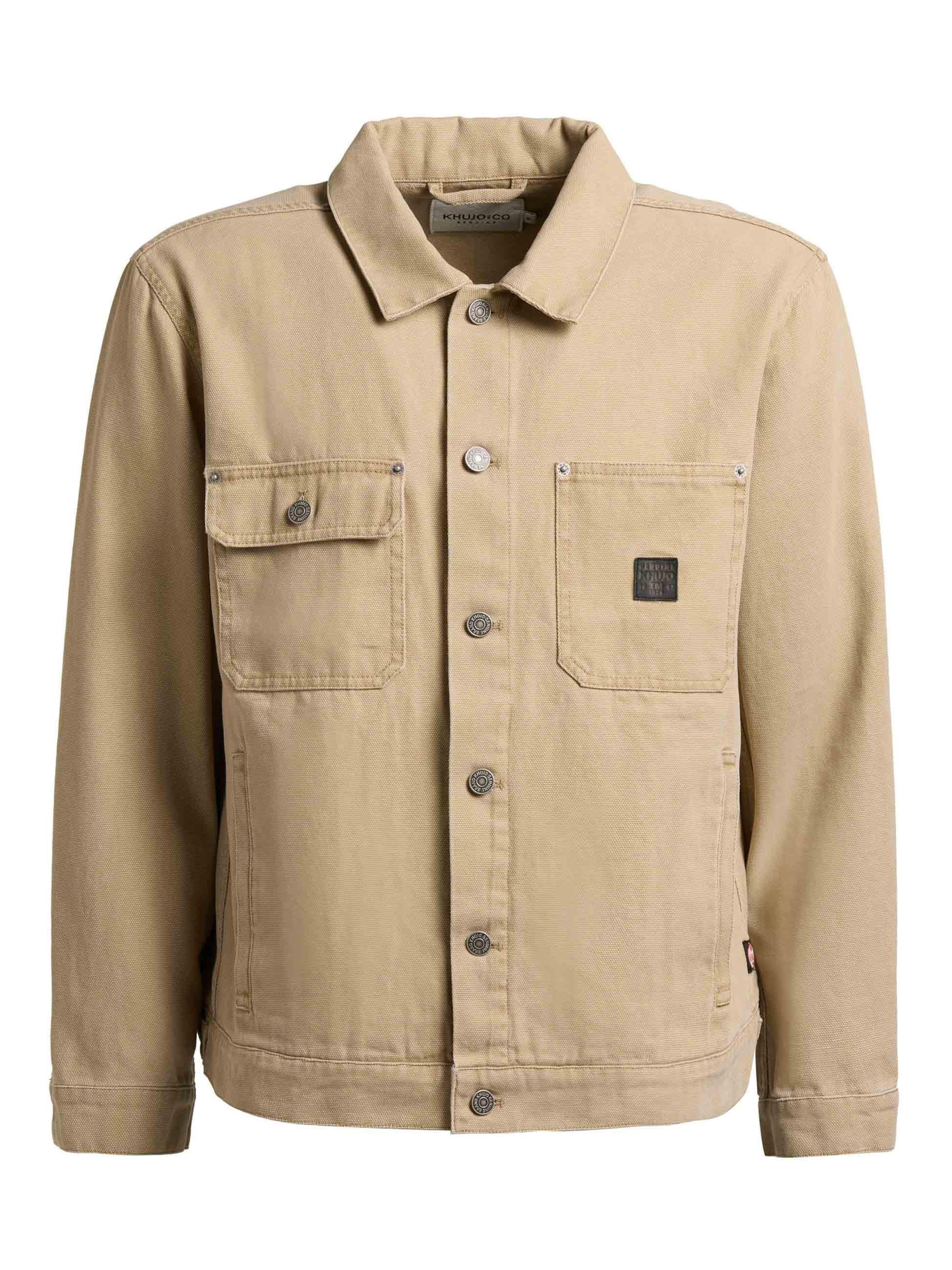 khujo Tussenjas 'Ronny' in Beige: voorkant