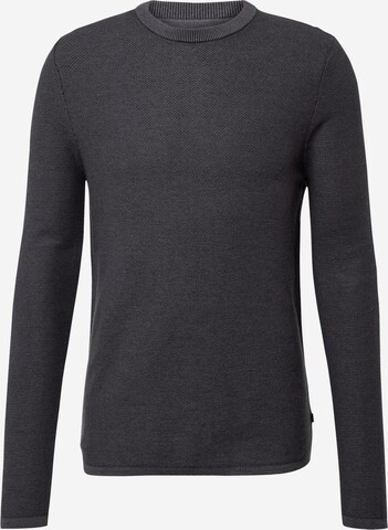 Pullover di QS in nero: frontale