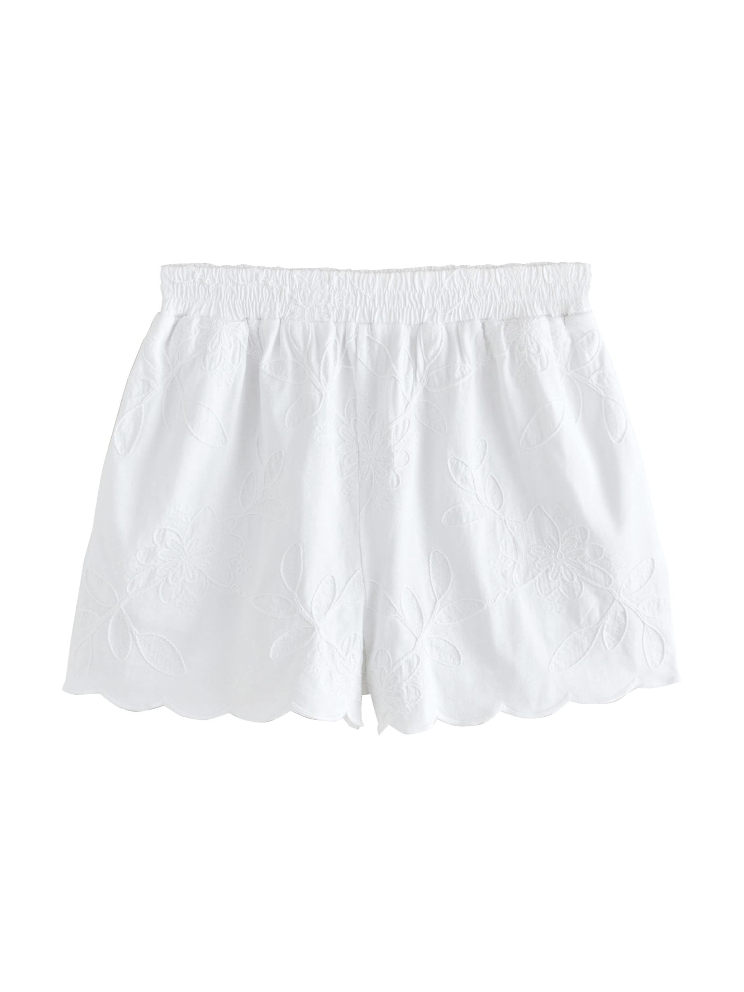 Next - regular Pantalón en blanco: frente