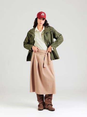 Jupe monari en marron