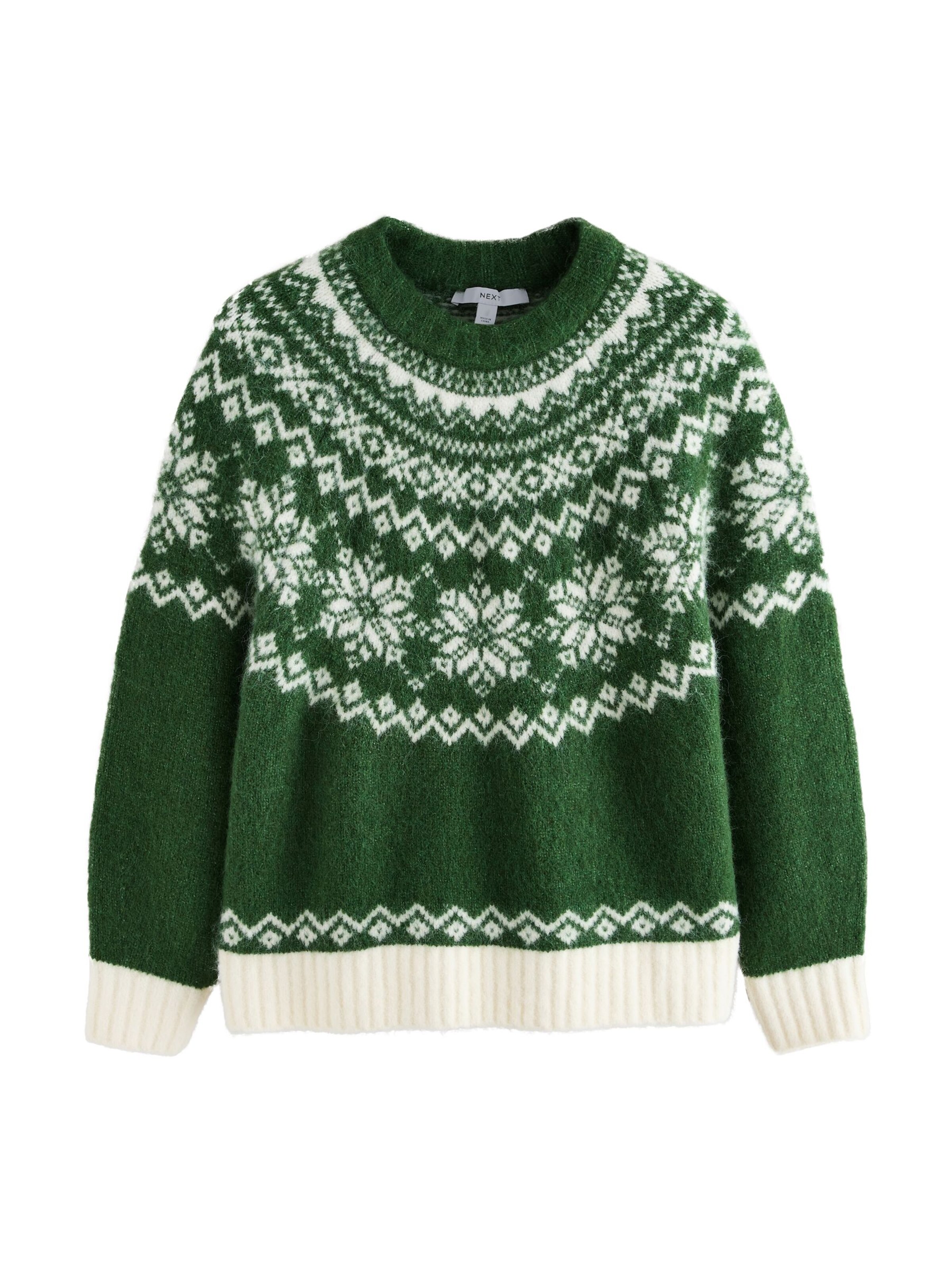 Next Sweater in Green: front