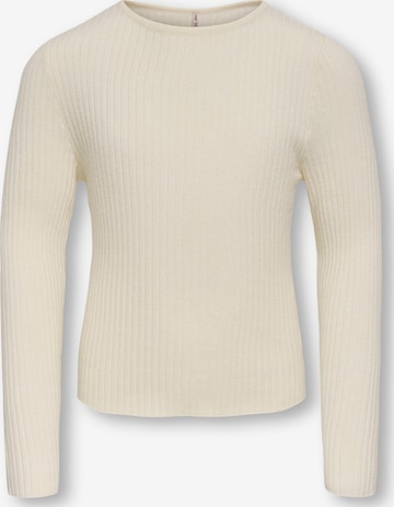 ONLY GIRLS Tröja 'KOGibi' i beige: framsida