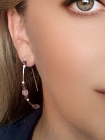 Gloria Mago Earrings in Pink