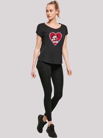 F4NT4STIC Shirt 'Disney Micky Maus Together' in Zwart
