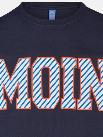 salzhaut Shirt 'Diek - Moin' in Blue: front