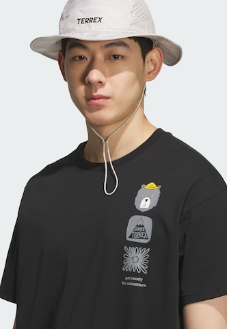 T-Shirt fonctionnel ADIDAS TERREX en noir