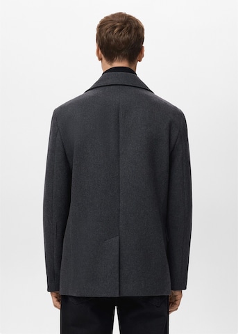 MANGO MAN Between-Seasons Coat 'Steve' in Grey