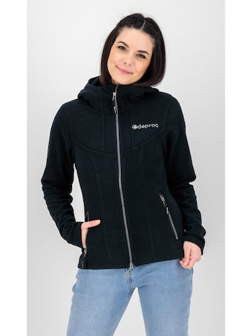 deproc Fleecejacke 'GLORY MAY' in Schwarz