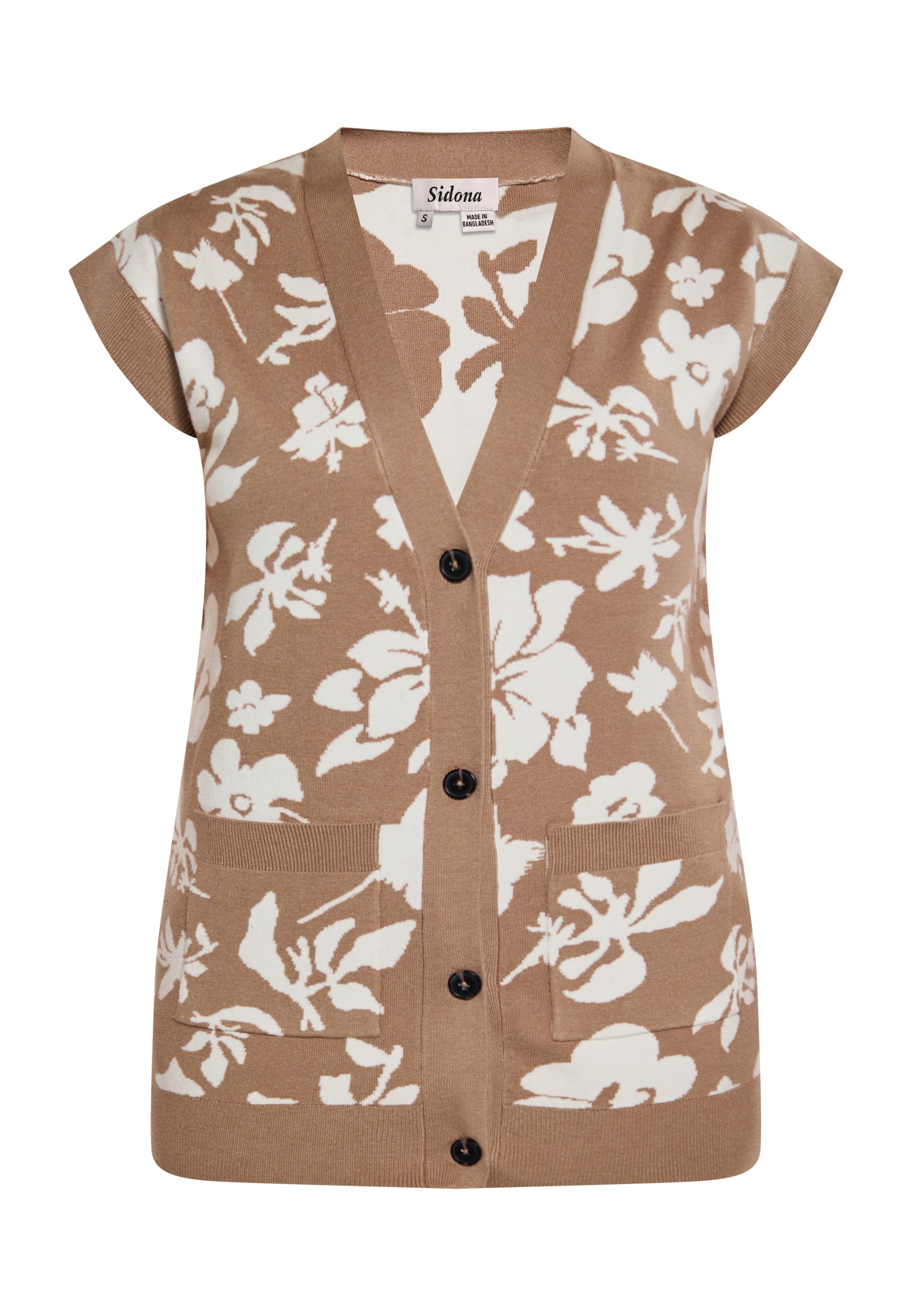 SidonaKardigan - smeđa boja: prednji dio