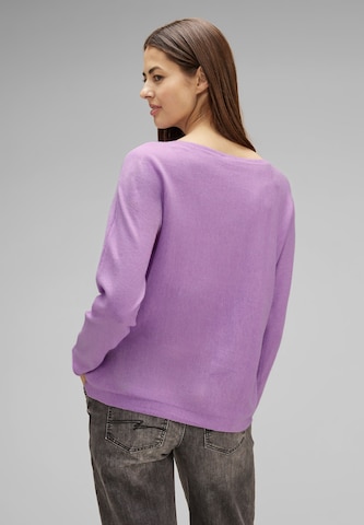 STREET ONE Sweater 'Dolman' in Purple