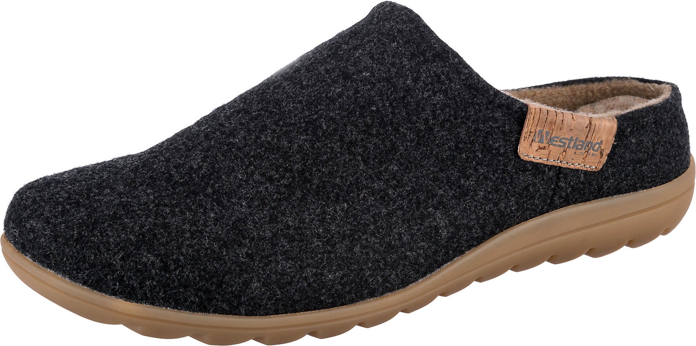 Westland by JOSEF SEIBEL Hausschuh 'Cadiz' in Grau: Vorderseite