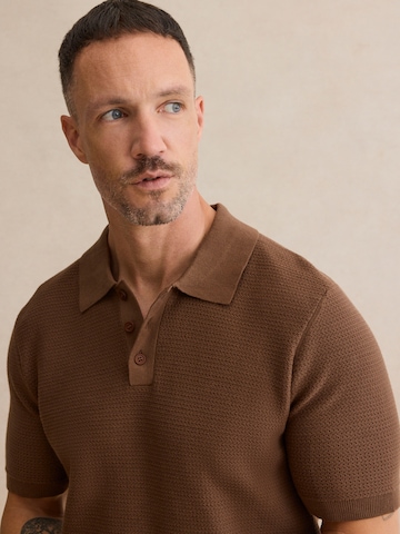 DAN FOX APPAREL Shirt 'Tristan' in Brown