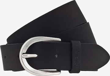 Ceinture MUSTANG en noir : devant