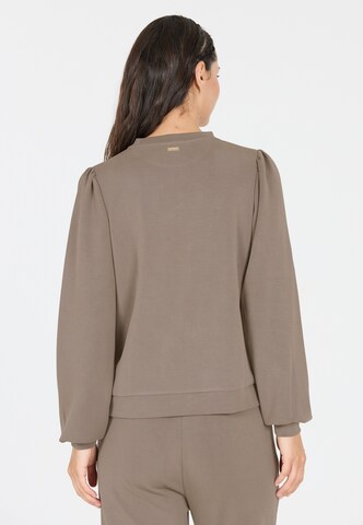 Athlecia Sweatshirt 'Jillnana' in Braun