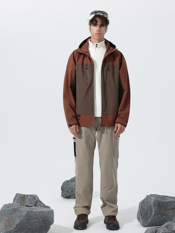 YOUTHUP Winter Jacket 'Lässig' in Brown