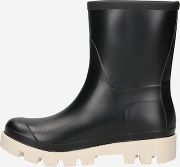 HUGO Red Rubber Boots 'Athena' in Black